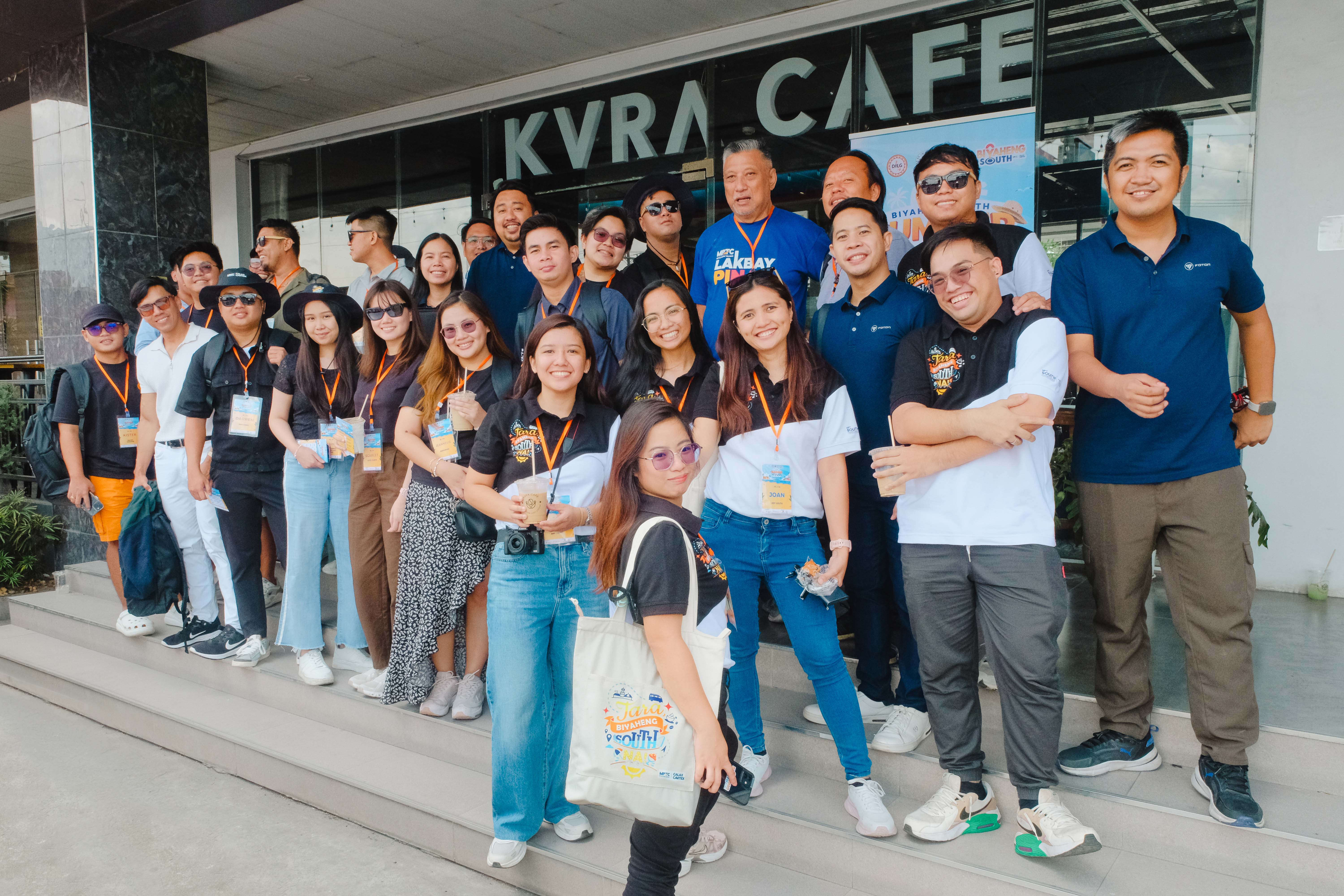 FOTON Traveller and FOTON Traveller XL cruising at CALAX Breakfast and coffee at Kura Café