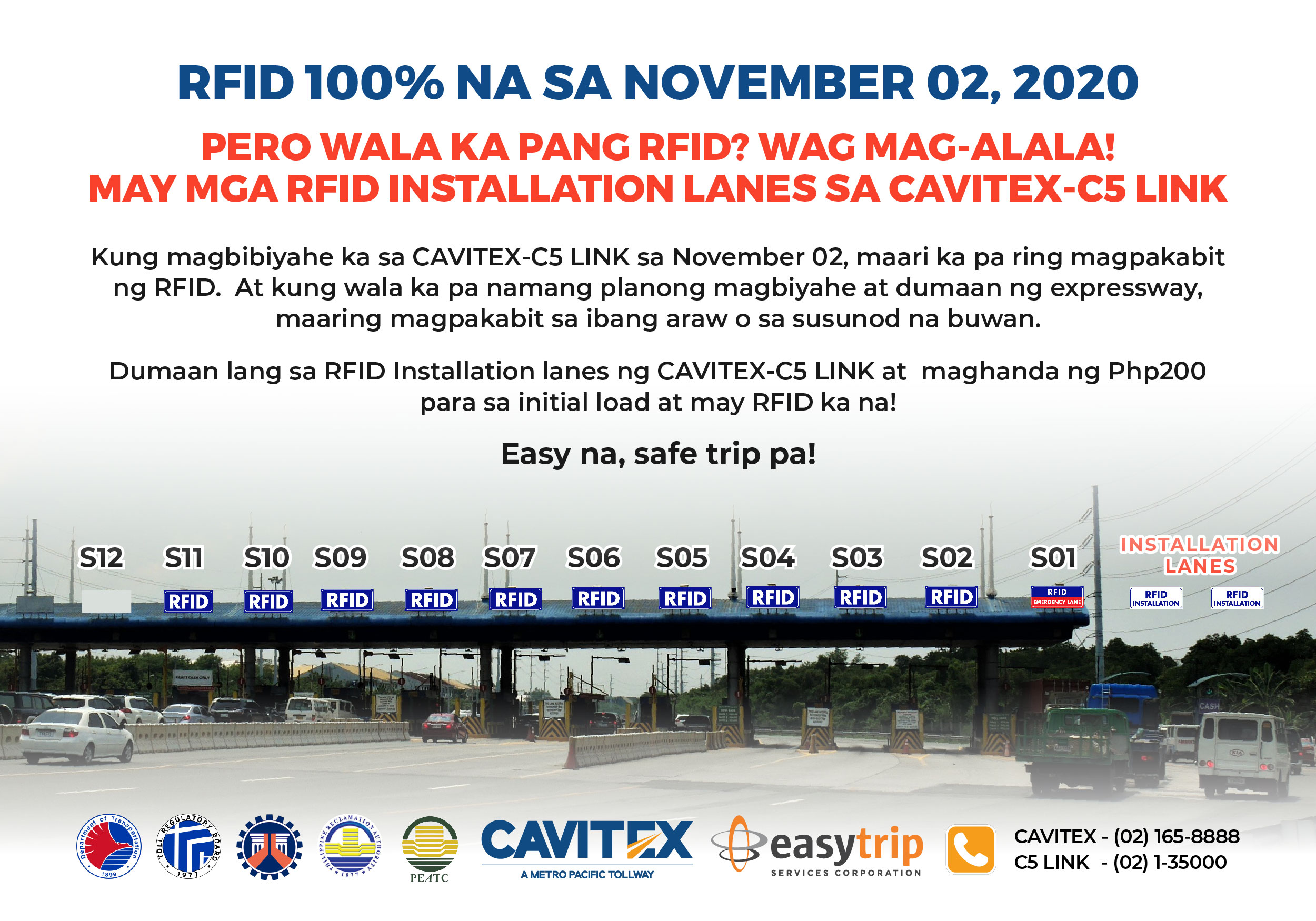 RFID INSTALLATION LANES AT CAVITEX