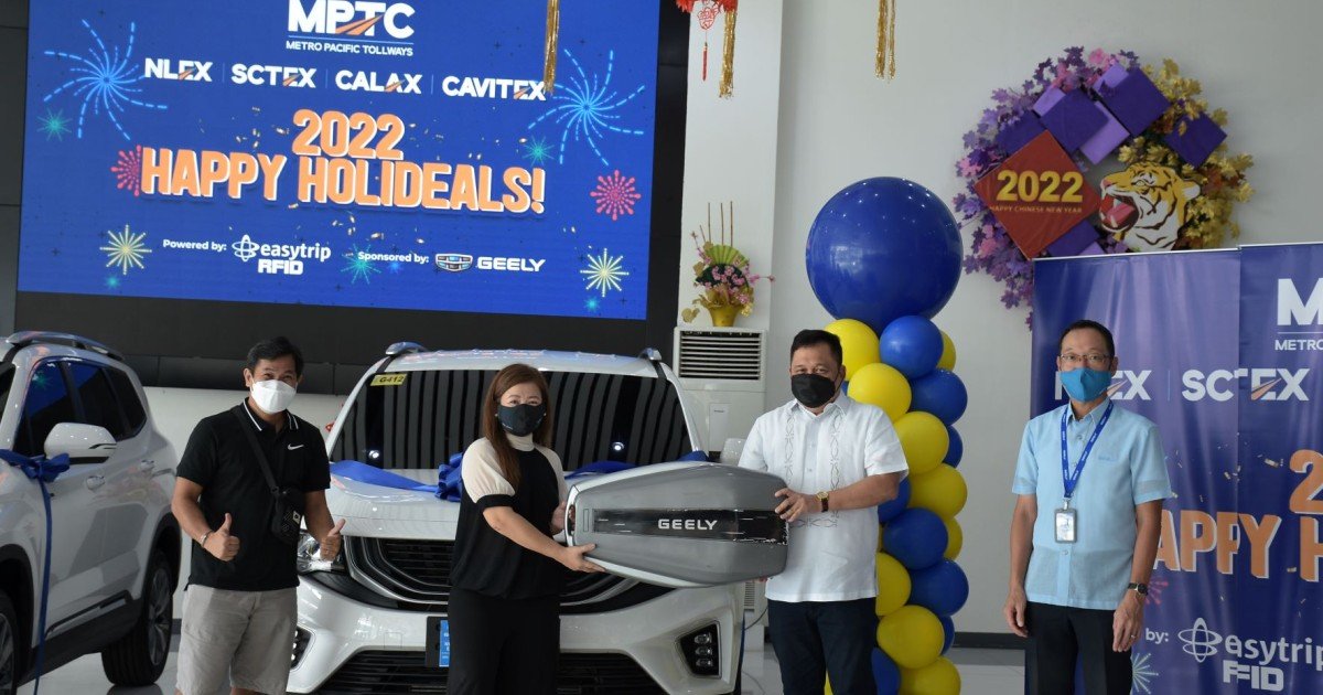 MPTC Awards Brand New Geely Okavango to Winners of 2022 Happy Holideals ...